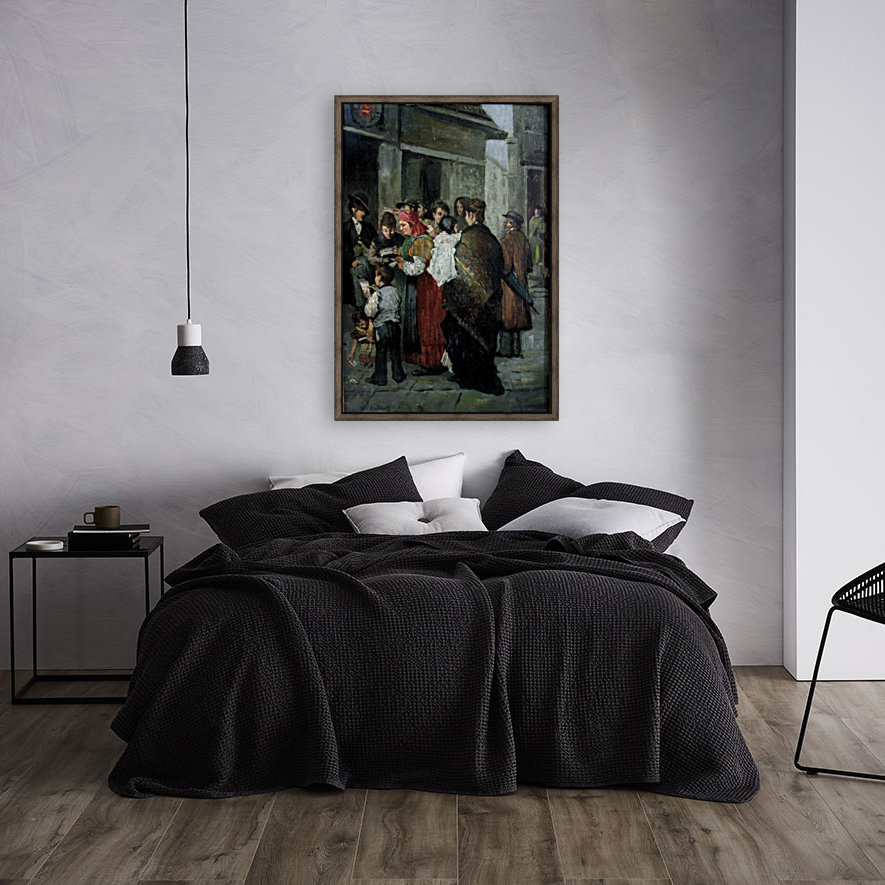 A crowded street Reproduction