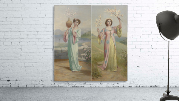 Two youg fairies Wall Preview
