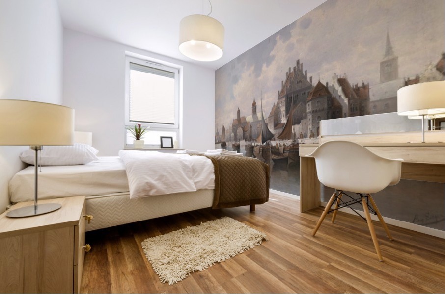 Hafenstadt Mural print