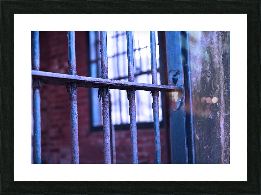 Decaying Bars Picture Frame print