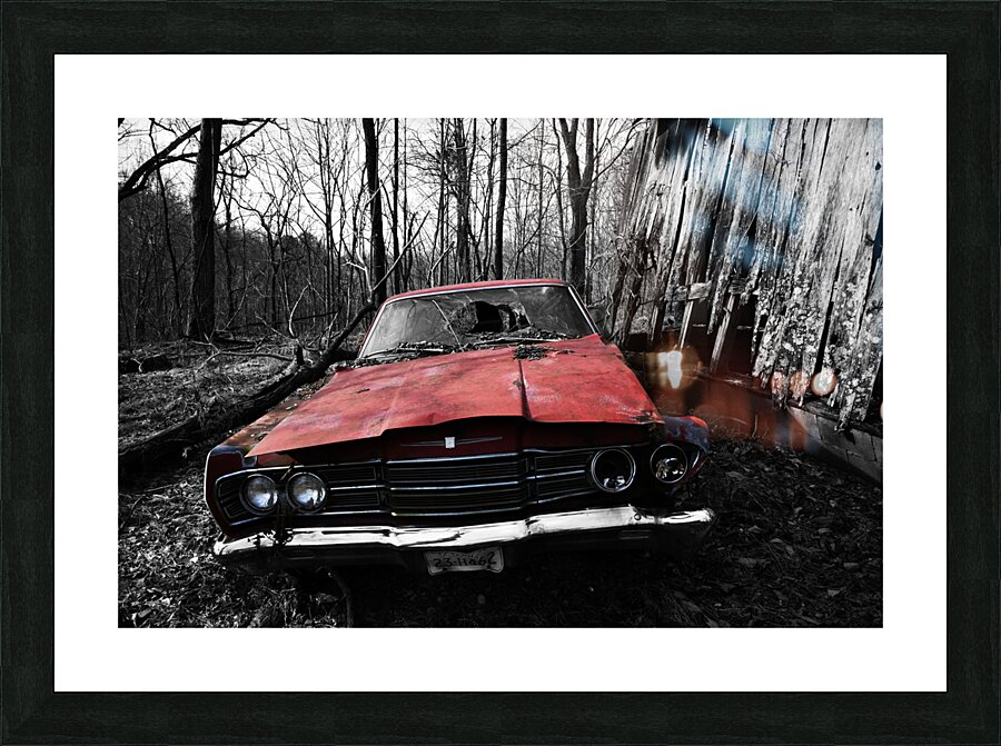 Forgotten Ride Picture Frame print