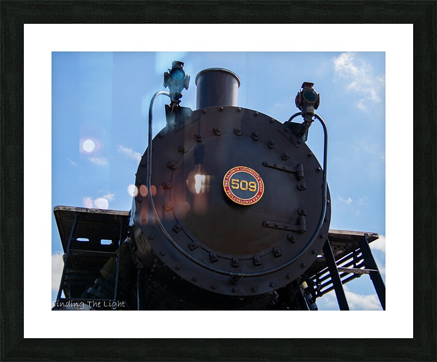 Cream City Engine 509 Picture Frame print