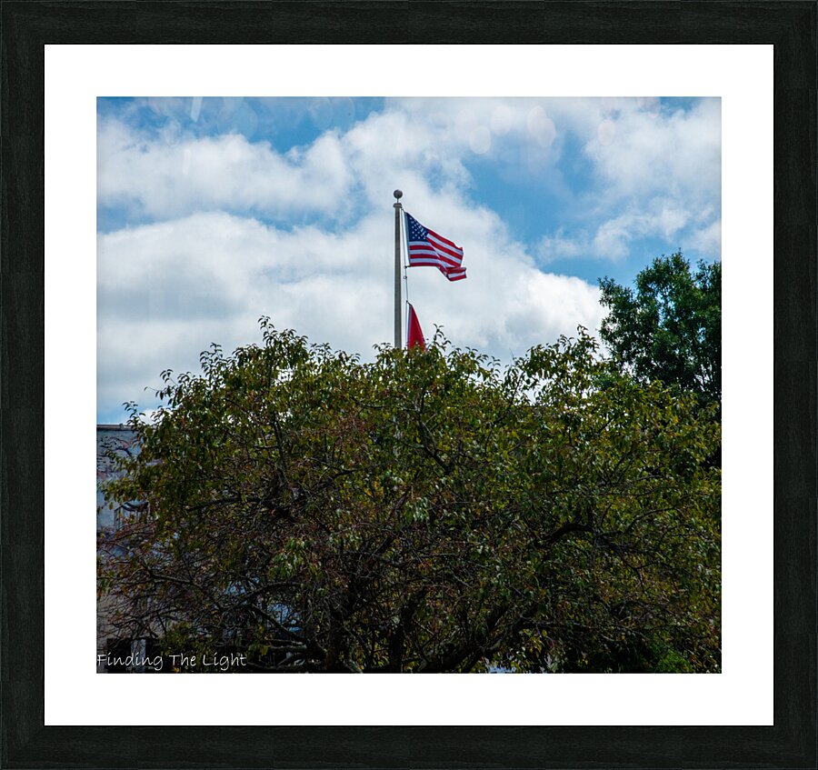 Cream City Flag Picture Frame print