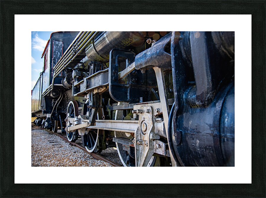 Cream City Train Hardware Picture Frame print