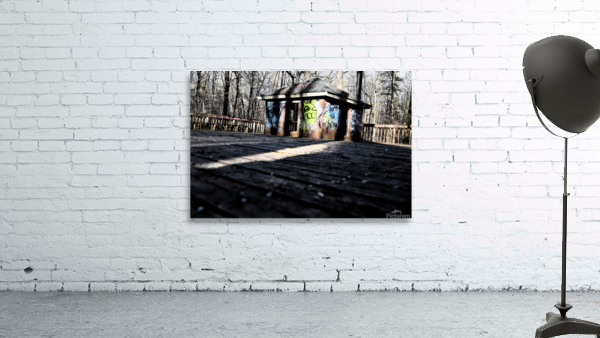 Graffitied Pumphouse Wall Preview