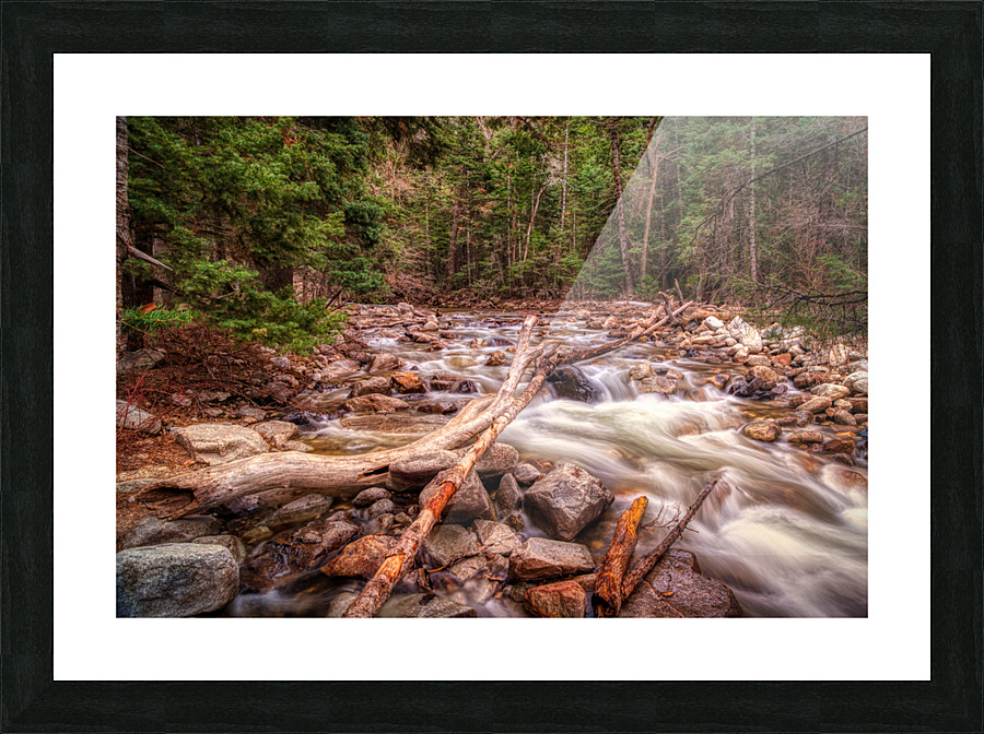 Mountain Stream Picture Frame print