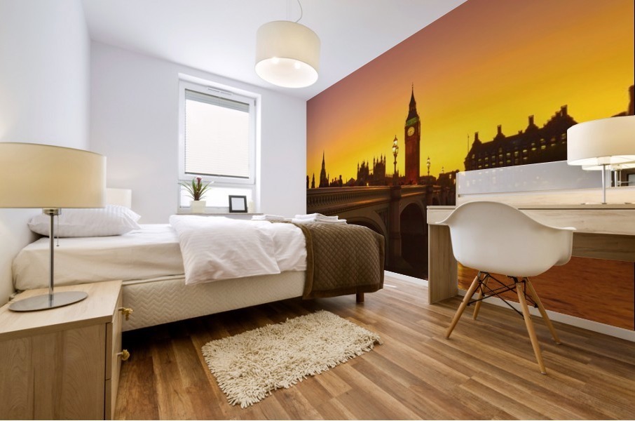 LON 004 Big Ben  Mural print