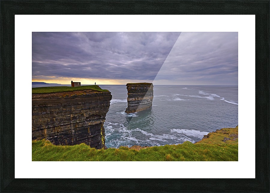 MO 175 Downpatrick Head Co.Mayo Picture Frame print