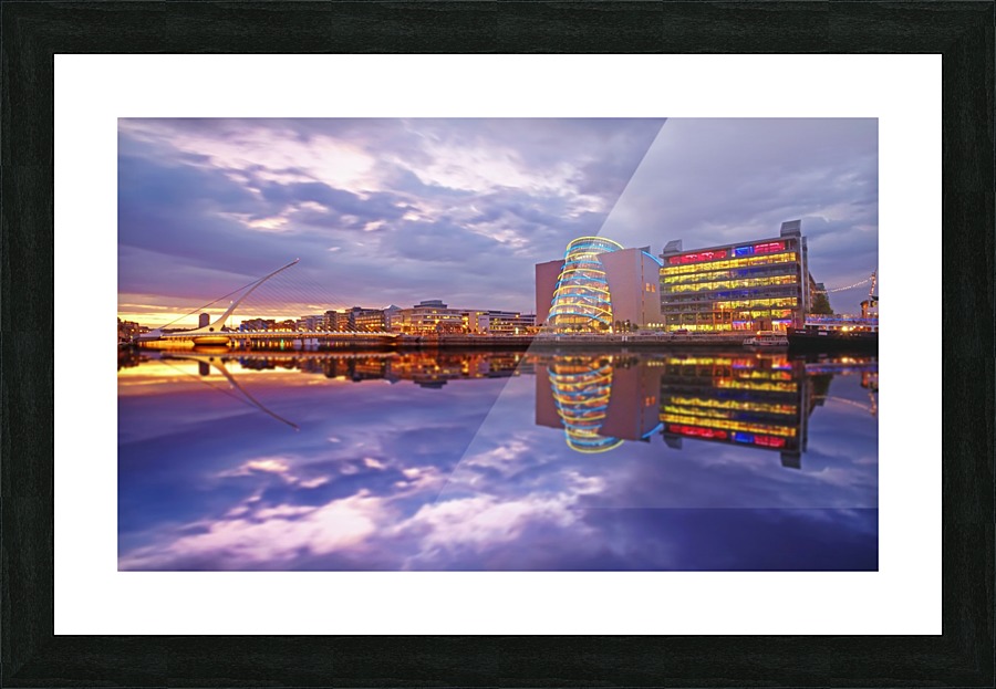D 228 Docklands Reflection Picture Frame print