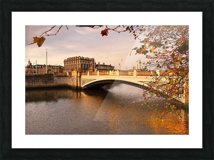 D 110 Heuston Bridge Picture Frame print