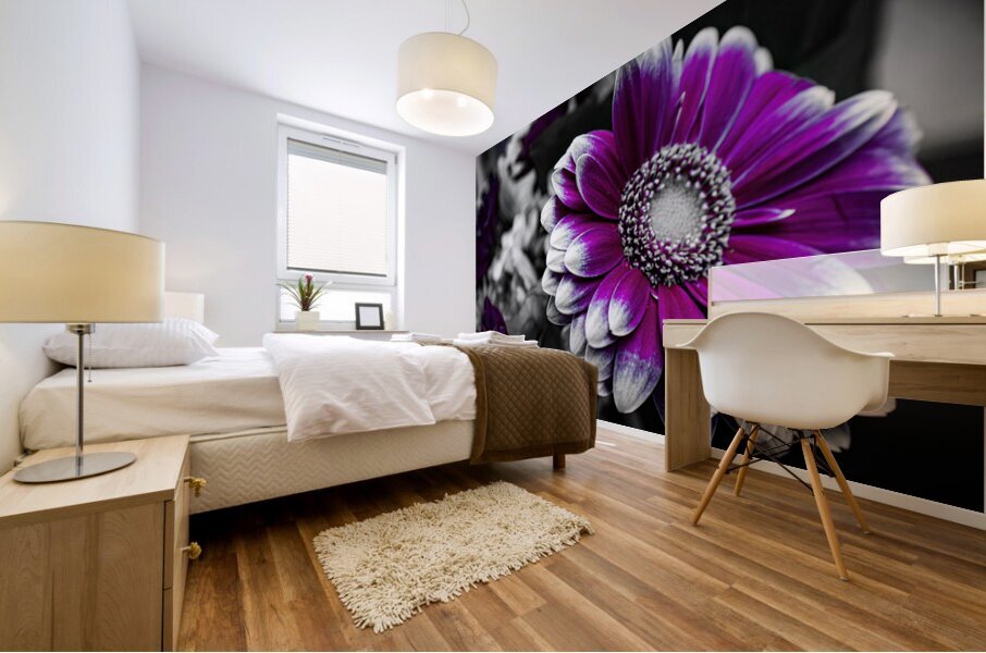 Purple Destination Mural print