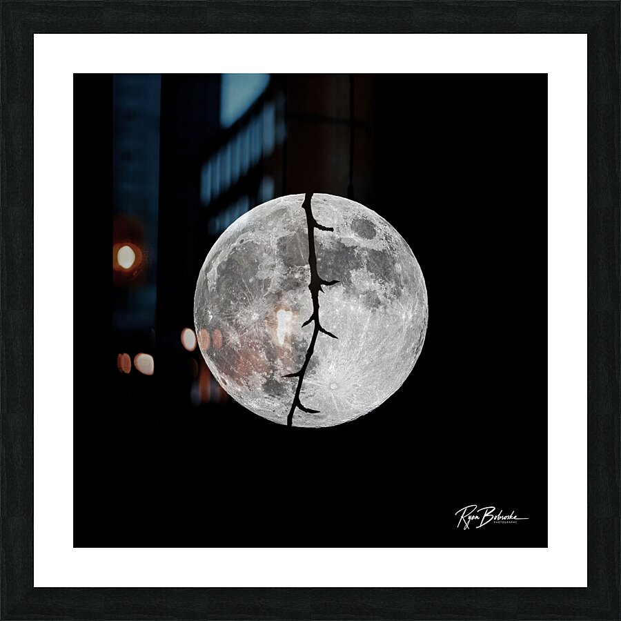 Dark Night Picture Frame print