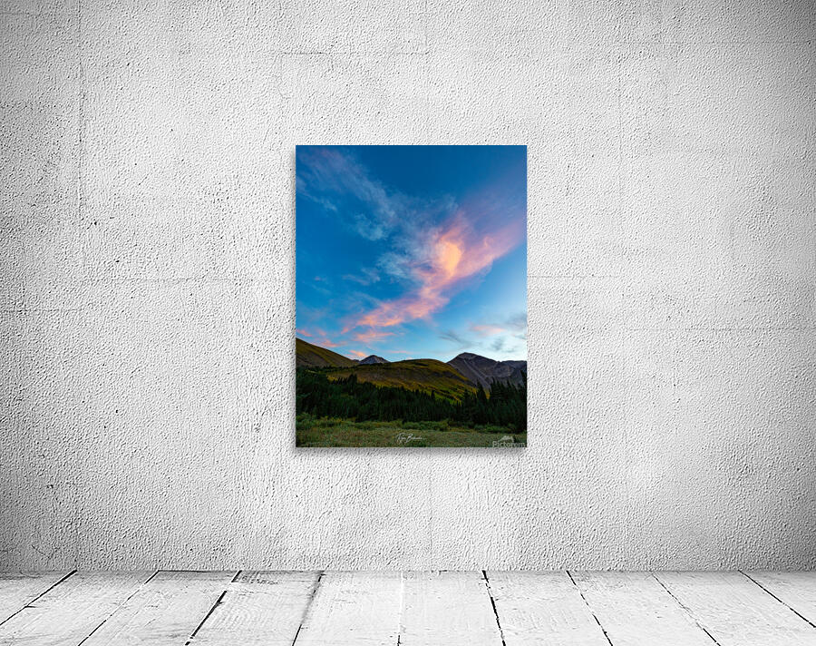Mountain Sunset Wall Preview