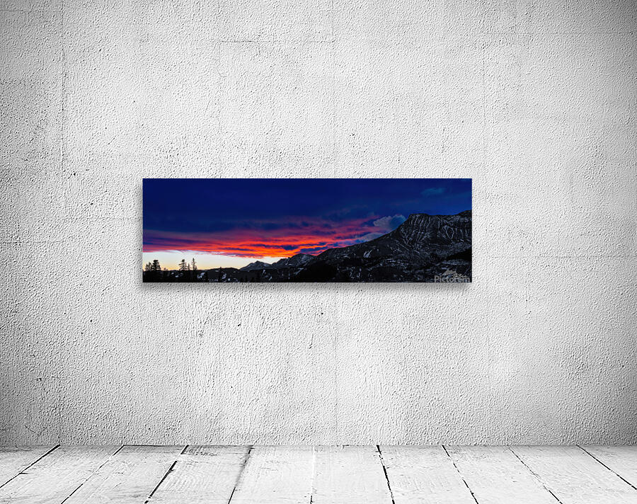 Blue Sunrise Wall Preview