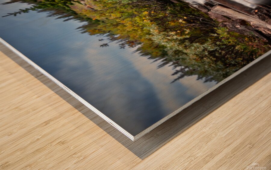 Mountain Creek Wood print