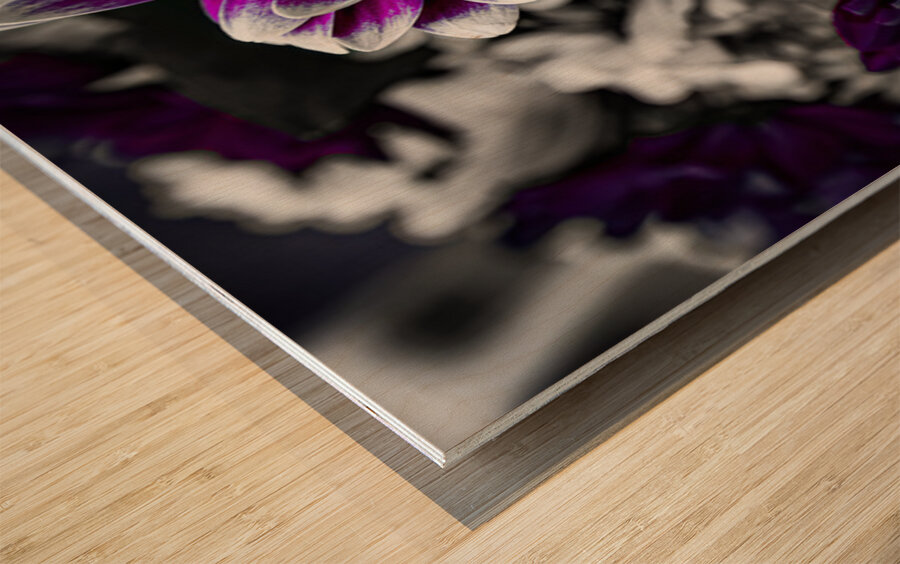 Purple Destination Wood print