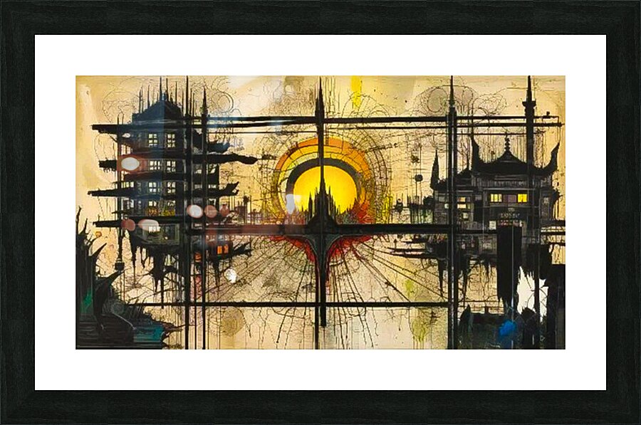 Abstract art Picture Frame print