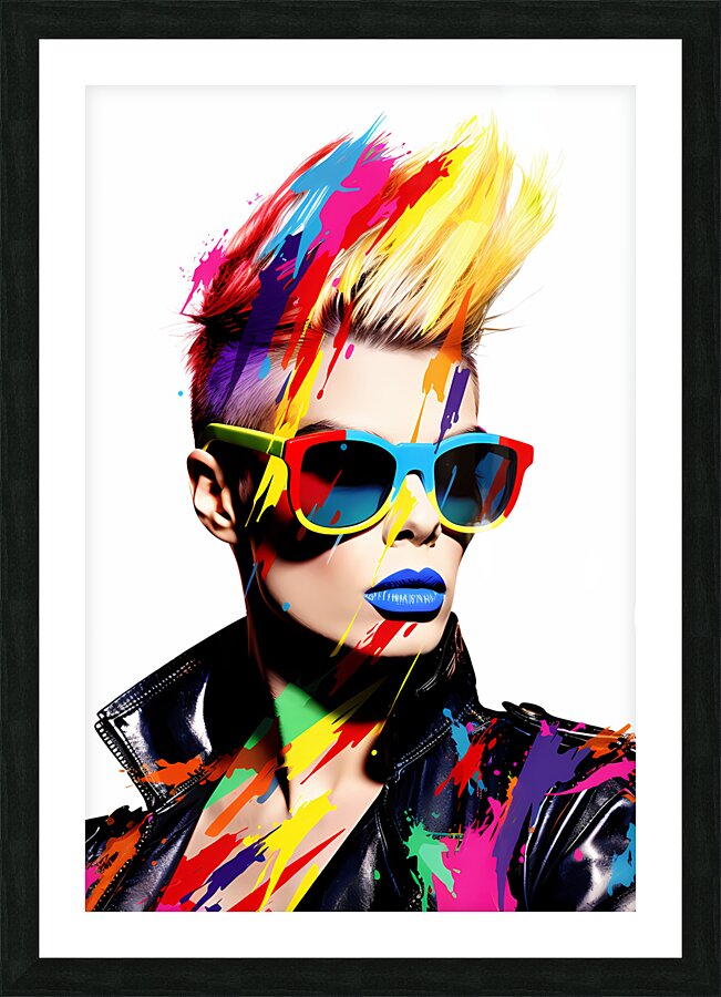 Painter Punk Picture Frame print