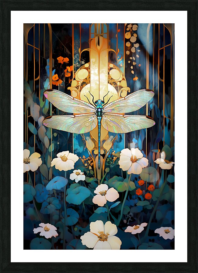 Dragonfly Picture Frame print