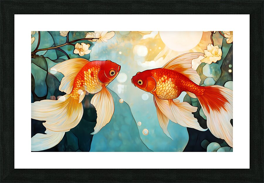 Goldfish Picture Frame print