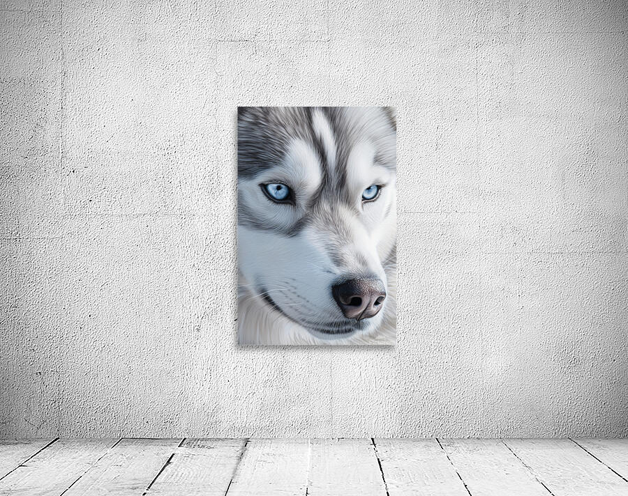 Husky blue eye Wall Preview