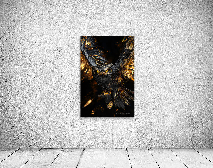 Golden Owl Wall Preview