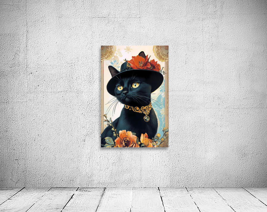 Madam black cat Wall Preview