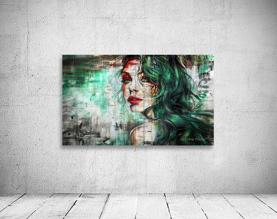 Green Lady Wall Preview