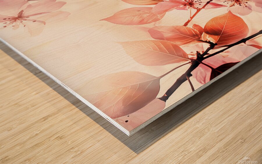 Cherry blossom  Wood print