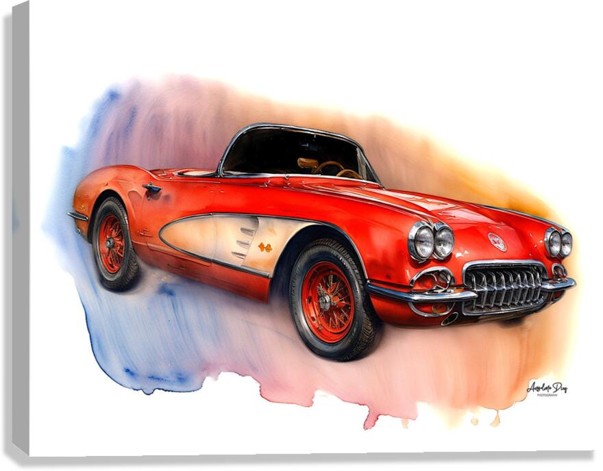 1952 Corvette C2 1 Canvas Print