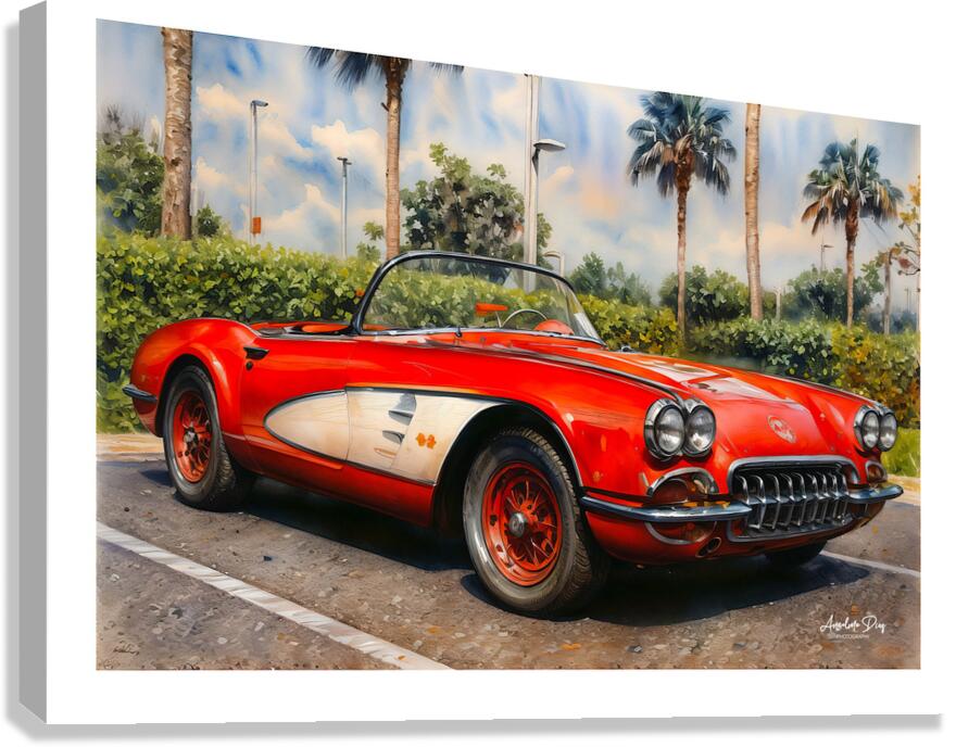 1952 Corvette C2 2 Canvas Print