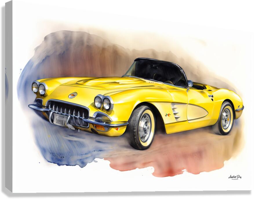 1952 Corvette C2 6 Canvas Print