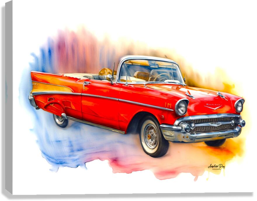 1957 Chevy  Convertible Canvas Print