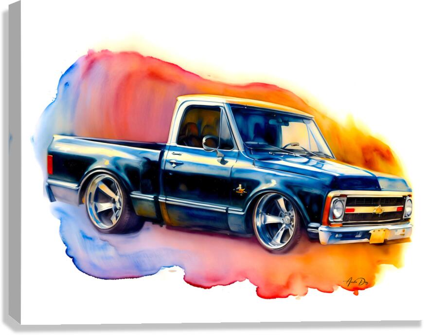 Chevy Truck Canvas Print