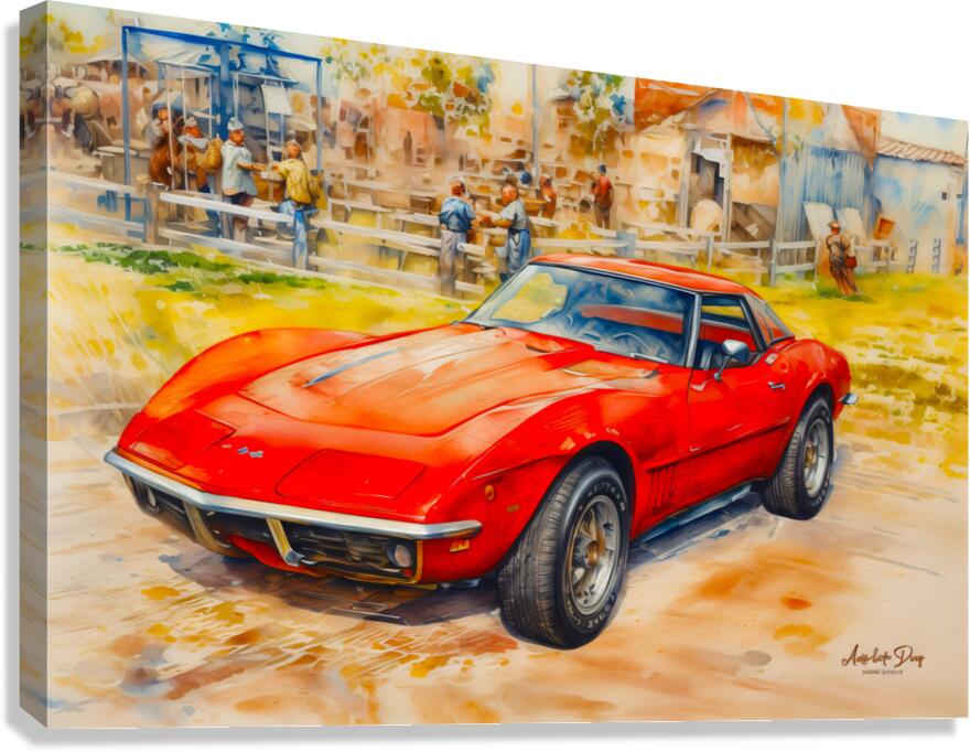 Corvette C5 1978 14. Canvas Print