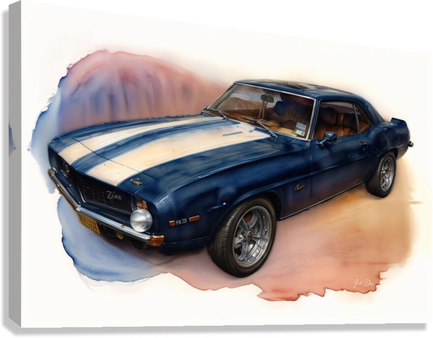 1968 Camaro 694 Canvas Print