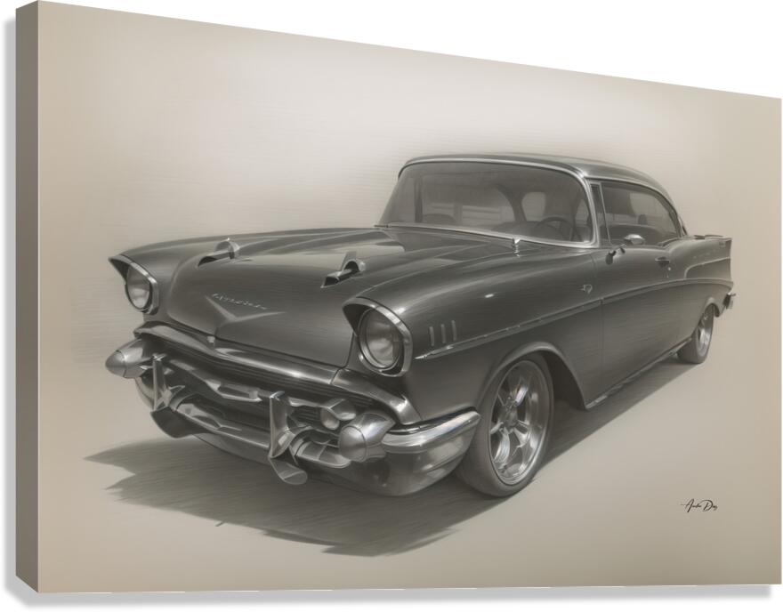 1957 Chevy B686 Canvas Print
