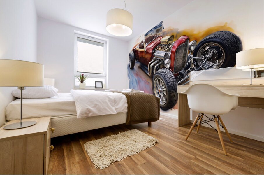 Hot Rod 3 Mural print