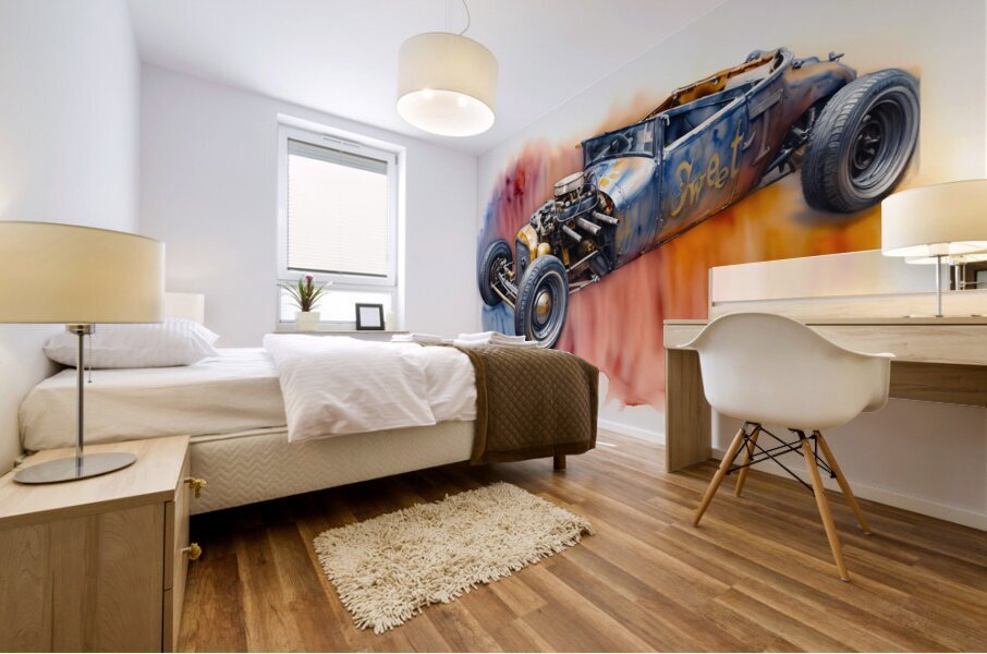 Rat Rod 2 Mural print