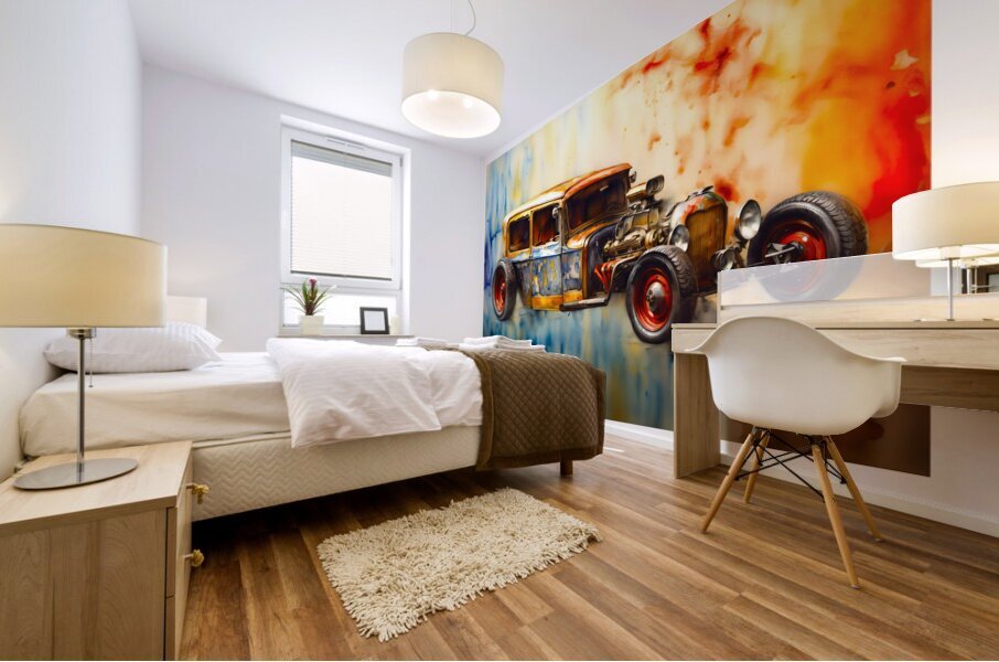 Rat Rod 3 Mural print
