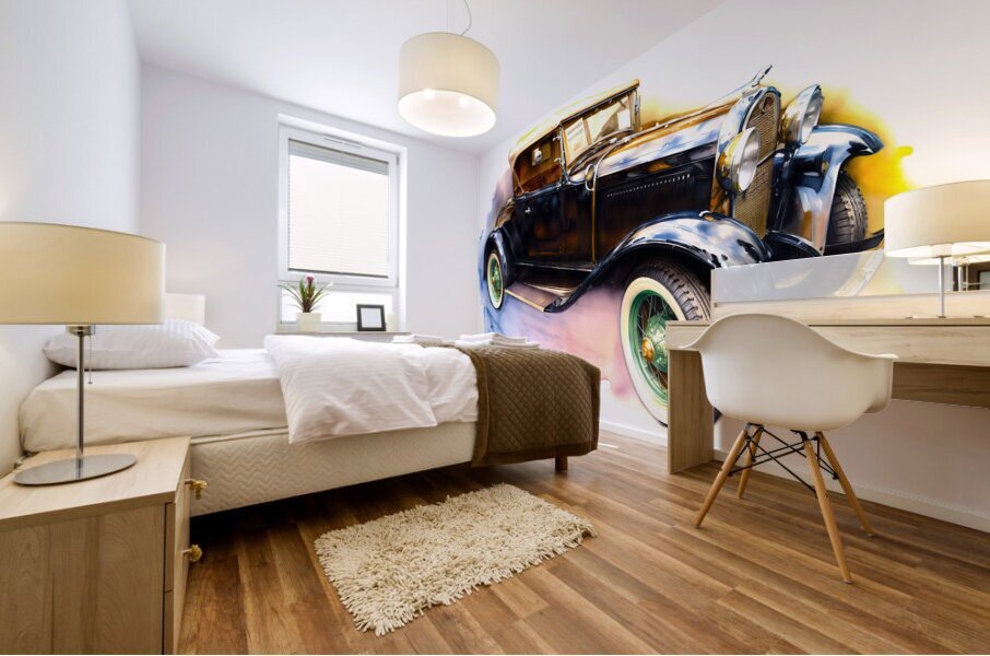 1931 Model A Convertible Mural print