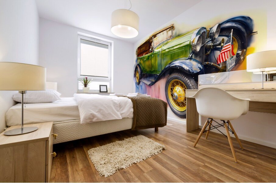 1930 Model A  Phaeton Mural print