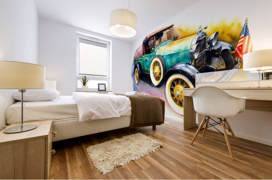1928 Ford Pickup Mural print
