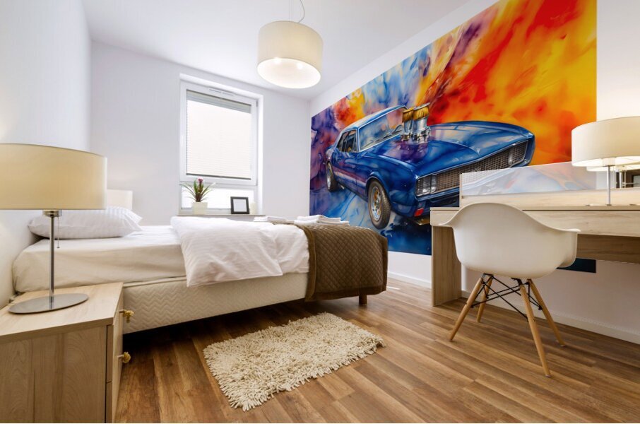 1968 Camaro Mural print