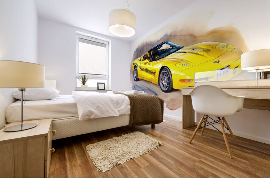 2005 C6 Corvette  Mural print