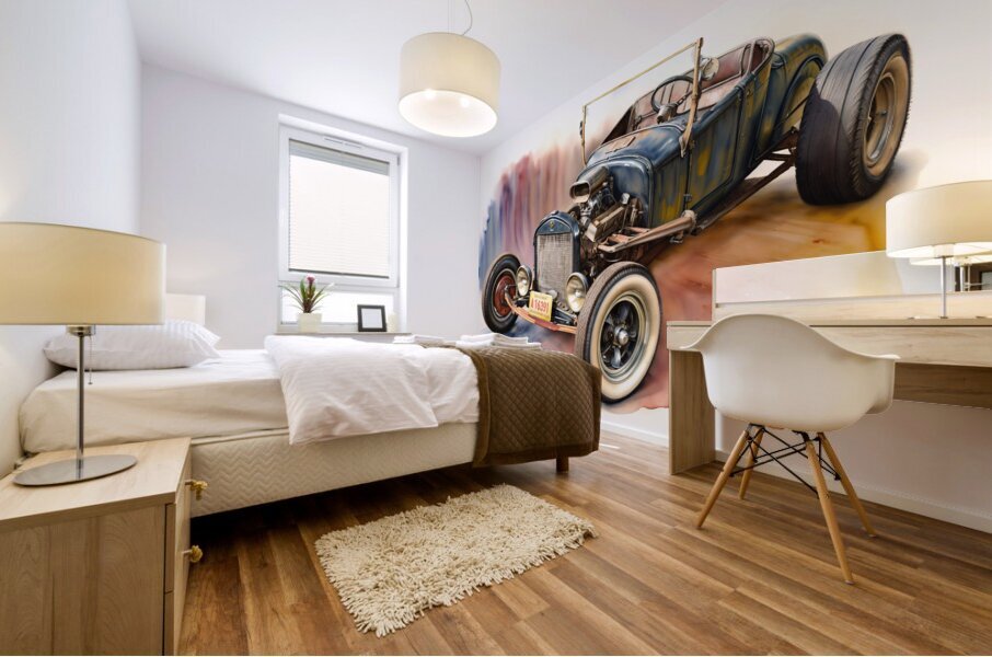 Rat Rod  5 Mural print