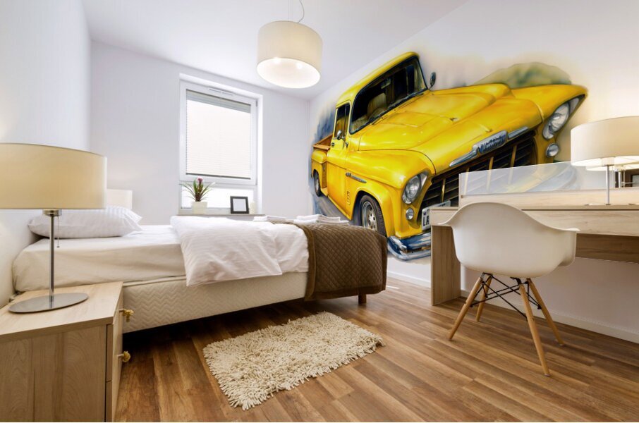 1957 Chevy Apache Mural print