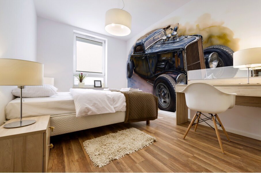 1936 Roadster Coupe Mural print