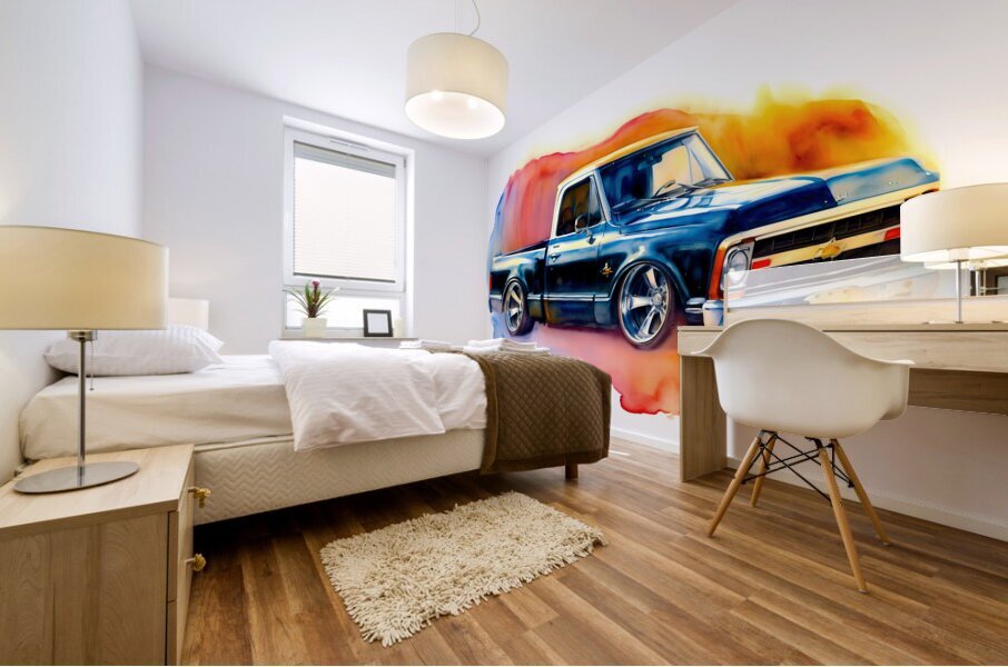 Chevy Truck Mural print
