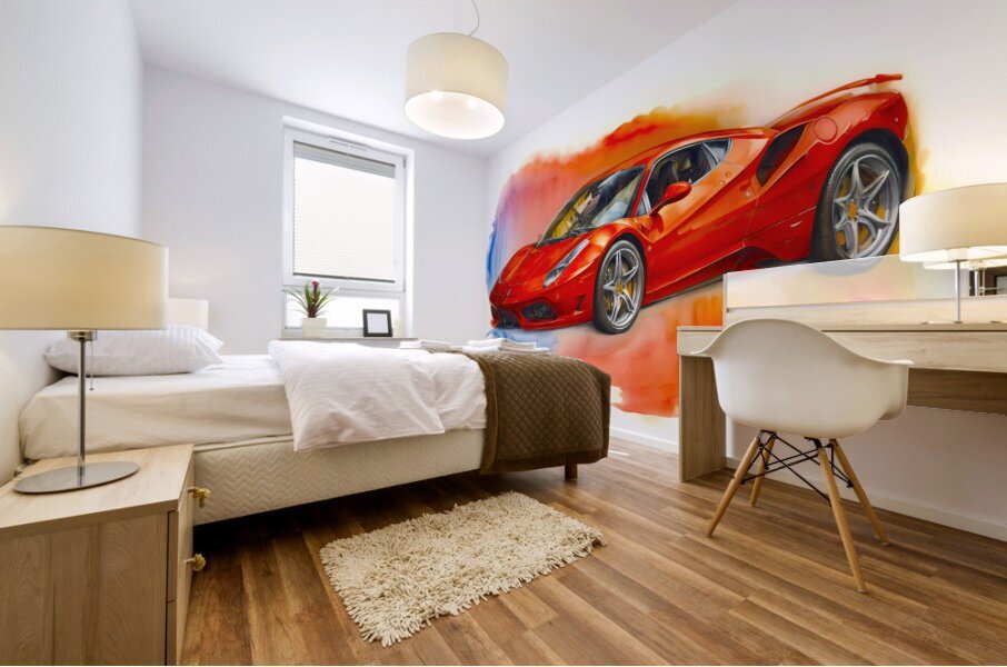Ferrari Mural print